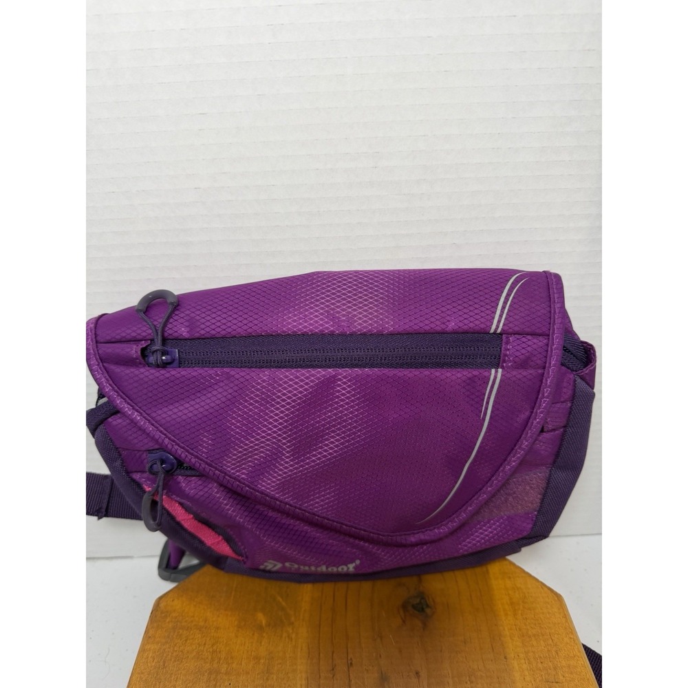 Outdoor Products Purple Crossbody Sling Bag‎ Hiking Backpack-Multiple Pockets